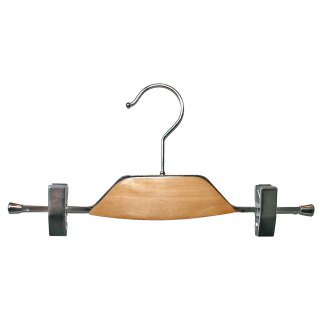 Metallbügel mit Holzeinsatz und Klammern 31 cm