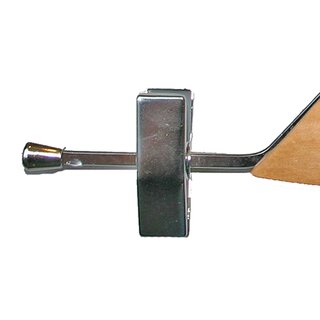 Metallbügel mit Holzeinsatz und Klammern 31 cm