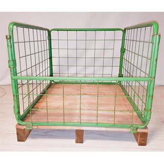 Gitter-Aufsatzrahmen 100 x 80 x 73 cm grün ohne Einwegpalette