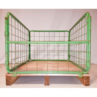 Gitter-Aufsatzrahmen 100 x 80 x 73 cm grün ohne Einwegpalette