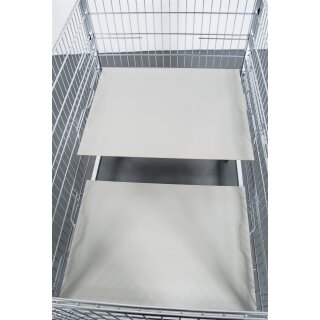 Einlegeboden fr Whltisch 71 x 51 cm, lichtgrau (HDF)