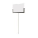 Schildhalter anthrazit DIN A4 Querformat, H: 44 cm