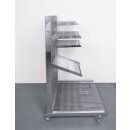 Verkaufsregal auf Rollen Set 1 130 cm breit Neuware