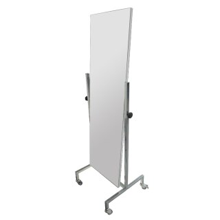 165 cm standing mirror, can be rolled and swivelled