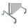 165 cm standing mirror, can be rolled and swivelled