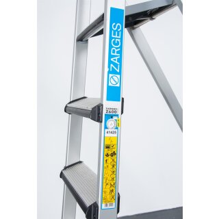 Zarges Z 600 Stufenleiter inkl. Ablageschale