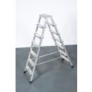 Zarges Aluminium-Stufen-Stehleiter beidseitig begehbar