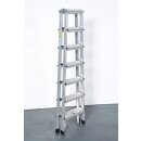 Zarges Aluminium-Stufen-Stehleiter beidseitig begehbar