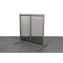 Mittelraumgondel Anthrazit, 128 cm, Grundständer