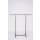 Kleiderstange anthrazit 125 cm breit  mit Rollen