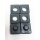 6er Set Stopfen / Endkappen 30x30 mm
