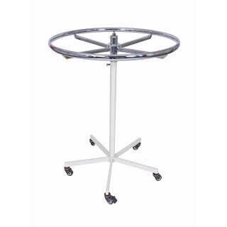 Rundständer Ø 85 cm mit weißem Fuß - inkl. gebrauchtem...