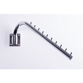 Wandhaken schrg, beweglich, 45 cm
