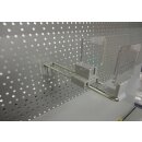 Warenpusher inkl. Feder, Haken (200 mm) und Lochwandadapter