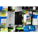 Warenpusher inkl. Feder, Haken (200 mm) und Lochwandadapter