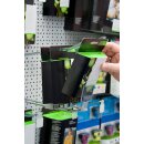 Warenpusher inkl. Feder, Haken (200 mm) und Lochwandadapter