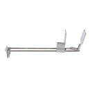 Warenpusher inkl. Feder, Haken (300 mm) und Lochwandadapter