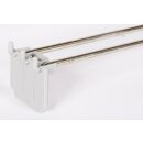 Warenpusher inkl. Feder, Haken (300 mm) und Lochwandadapter