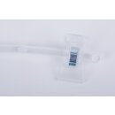 Wäschebügel mit Klammern transparent 27 cm