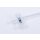 Wäschebügel mit Klammern transparent 27 cm