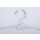 Wäschebügel mit Klammern transparent 27 cm