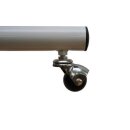 Kreuzständer Ø 90 cm, Höhenverstellbar, schräge Arme, weiß