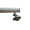 Kreuzständer Ø 90 cm, Höhenverstellbar, schräge Arme, weiß
