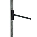 Regalausleger, 620 mm, schwarz, pulverbeschichtet
