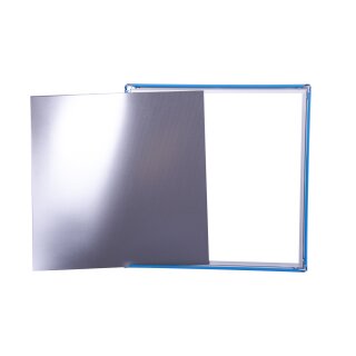 Fensterrahmensystem - Klapprahmen, 600 x 600 mm, blau