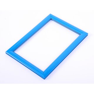 Fensterrahmensystem - Klapprahmen, DIN A4, blau
