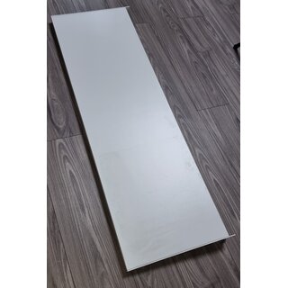 Regalboden weiß Holz 123,5 cm inkl. Tragarmen