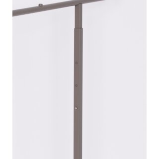 Kleiderstange anthrazit 125 cm breit