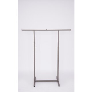 Kleiderstange anthrazit 125 cm breit