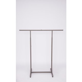 Kleiderstange anthrazit 125 cm breit