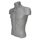 Herrentorso Oberkörper; Farbe grau