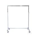 Rollständer, 120 cm breit, 125 - 200 cm höhenverstellbar, grau