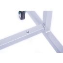 Rollständer, 120 cm breit, 125 - 200 cm höhenverstellbar, grau