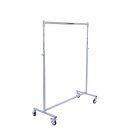 Rollständer, 120 cm breit, 125 - 200 cm höhenverstellbar, grau