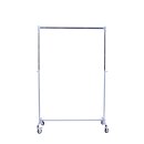 Rollständer, 120 cm breit, 125 - 200 cm höhenverstellbar, grau