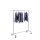 Rollständer, 120 cm breit, 125 - 200 cm höhenverstellbar, grau