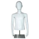 Kindertorso inkl. Standfuß; weiß; 65 cm hoch