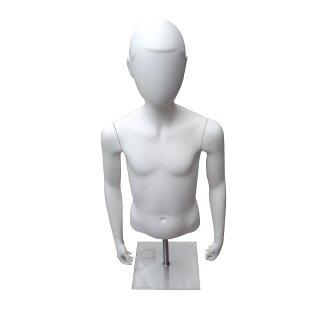 Kindertorso inkl. Standfuß; weiß; 63 cm hoch