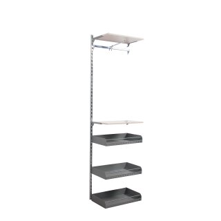Rückwandsystem P2 Anbauelement 0,66 m Set 4, 50 cm tief