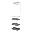 Rückwandsystem P2 Anbauelement 0,66 m Set 4, 50 cm tief