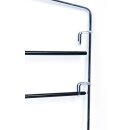 20er Set Hosenbügel 4-fach, Metall & Gummibeschichtung