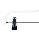 Schichtholzbügel mit Klammersteg, 37 cm, weiß