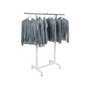 Kleiderstange anthrazit 125 cm breit