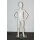 Kinder-Schaufensterpuppe inkl. Glasstandpaltte; weiß; H: 110 cm