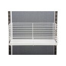 Drahtkorb für Wandschienen H: 24,3 cm 61,5 cm Achsmaß, weiß