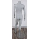 Schaufensterpuppe Junge H: 145 cm inkl. Glasstandplatte, grau